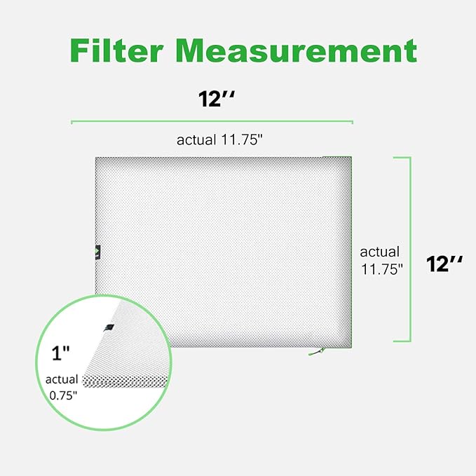 Reair 12x12x1 Extra Replacement Filter without Frame, Washable and Reusable Air - Image 6