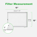 Reair 12x12x1 Extra Replacement Filter without Frame, Washable and Reusable Air - Image 6
