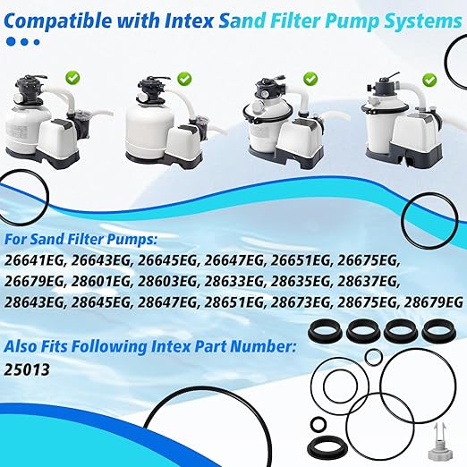 Sand Filter Pump O-Ring Replacement Kit - Image 5