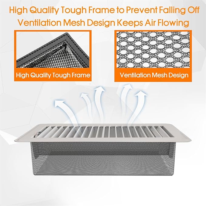Floor Register Vent Cover Filter Net - Image 4
