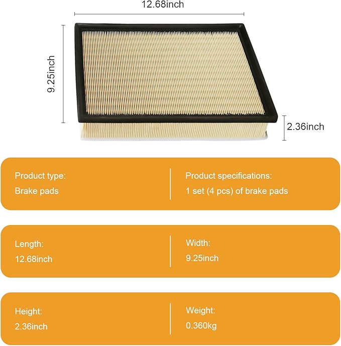 Engine Air Filter Compatible - Image 3