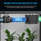 Filter Box 10 inches with Efficient Box Fan Filter, Duct Filters Box - Image 2