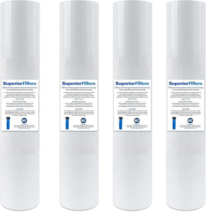 10 Micron Sediment water Filter by SuperiorFilters