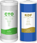 SimPure Whole House Water Filter Cartridges 5 Micron 10" x 4.5" CTO+GAC/KDF by SimPure_Water