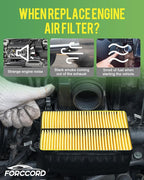 2-Pack Engine Air Filter Fits for ROGUE, ROGUE Sport, Qashqai Air Filter - Image 6