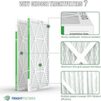 20x30x1 Air Filter 4 Pack, MERV 8 Pleated Dust Defense Air Filters Replacement - Image 4