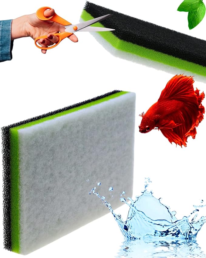 CORISRX 3IN1 Aquarium Filter Sponge Foam Pads by CORISRXBESTOFYOURLIFESTYLE
