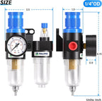 TAILONZ PNEUMATIC 1/4 Inch NPT AFC2000 Air Filter Pressure Regulator Kit（0-145 - Image 2