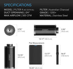 AC Infinity Air Carbon Filter XL 4", - Image 6