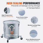 VEVOR Fryer Grease Bucket, 8 Gal Oil Disposal Caddy - Image 4
