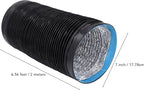 CHICIRIS dryer vent hose 6.56ft, Aluminum Flexible Ducting Ventilation Hose - Image 5