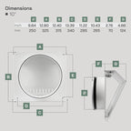 Vent Systems 10" Inch Air Supply Vent Cover - Image 6