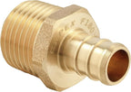 EFIELD Pex 1/2 Inch x 1/2 Inch Male NPT Adapter Brass Crimp Fittings - Image 2