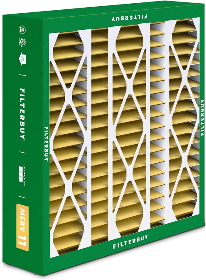 Filterbuy 20x25.25x3.5 Air Filter MERV 11 Superior Pet & Allergy Defense - Image 8