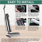 Hand-held Floor Scrubbers Roller Brush Hepa Filter Parts。Compatible - Image 4
