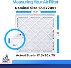 Filter King 17.5x20x1 Air Filter | 4-PACK | MERV 8 HVAC Pleated A/C Furnace - Image 2