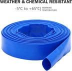 DAVCO 3" x 100 ft Pool Backwash Hose, 3” Diameter and 5” Flat Wide Heavy Duty - Image 5