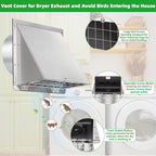4 Inch Dryer Vent Cover Outside - Image 3