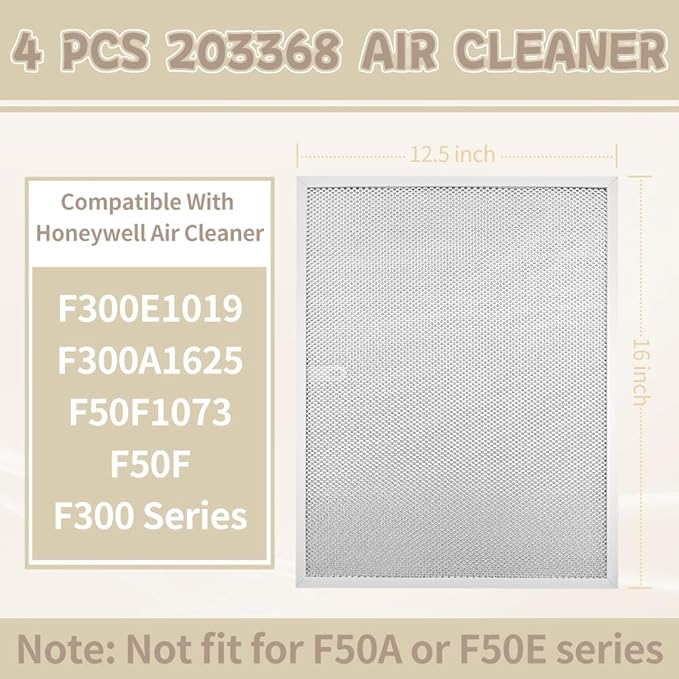 4 Pcs 203368 Air Pre Filter 16'' x 12.5'' Fit - Image 4