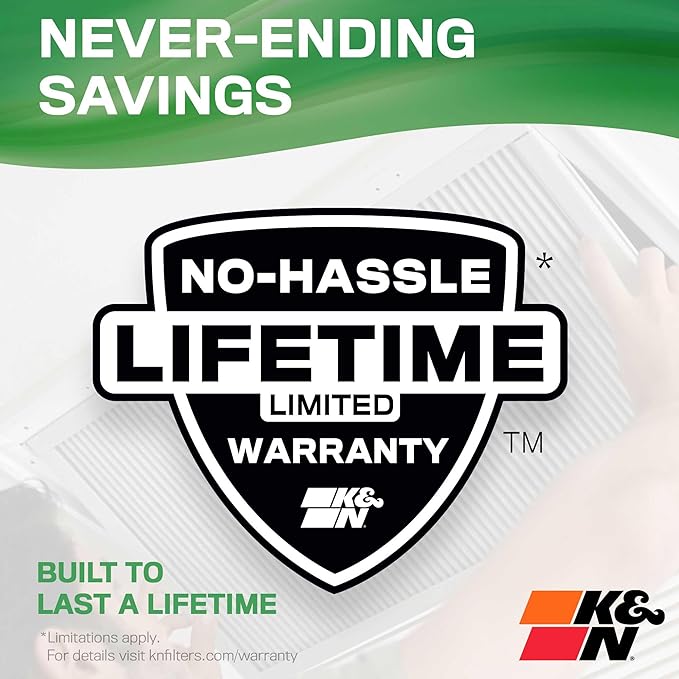 K&N 16X25X1 HVAC Furnace Air Filter, Lasts a Lifetime, Merv 13, the Last HVAC - Image 7