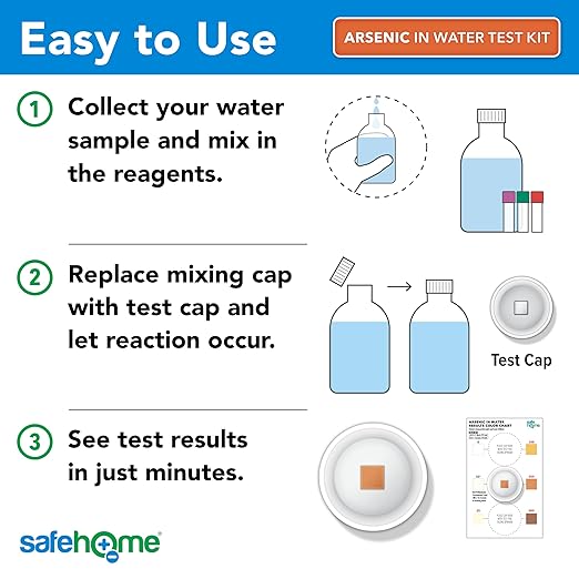 Safe Home® DIY Arsenic in Water Test Kit – at Home Testing - Image 3