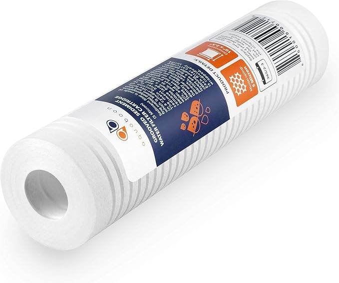Aquaboon 5 Micron 10 x 2.5 Grooved Sediment Water Filter Replacement - Image 6