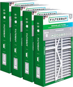 Filterbuy 16x25x5 Air Filter MERV 8 Essential Dust & Allergy Defense, Pleated by Filterbuy
