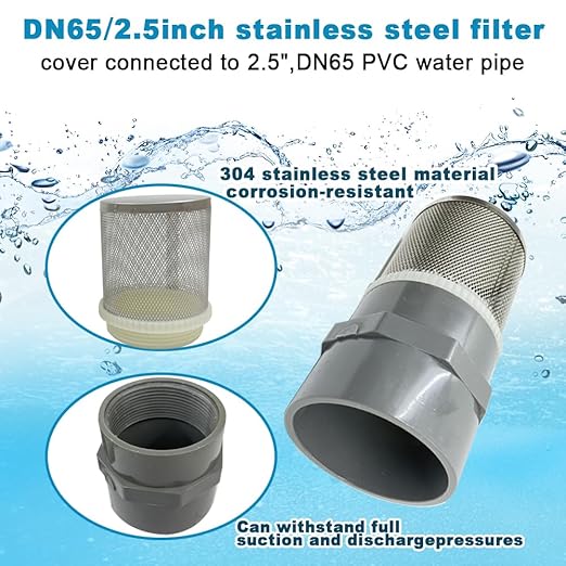 2.5 inch Stainless Steel Filter DN65/2.5" Suction Strainers Used to Remove - Image 2
