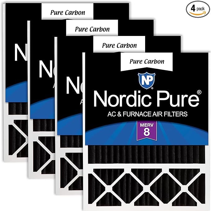 Nordic Pure 20x25x5 Lennox X6673 X6675 Replacement Odor Reduction Merv 8 Filter by NordicPure