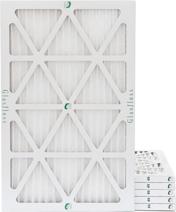 Glasfloss ZL 13x21.5x1 MERV 10 AC Furnace Air Filters.. Actual Size: 12-7/8 x by Glasfloss