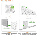 10x10x1 Furnace Air Filters 4 Pack, MERV 8 MPR 600 & FPR 5 Filtering, HVAC Air - Image 7