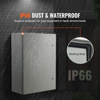 VEVOR Steel Electrical Box, Cold Rolled Steel Electrical Enclosure Box - Image 4