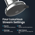 AquaTru Shower - High Pressure Shower Filter Removes Impurities from Hard Water - Image 4