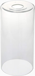 GoLucky Clear Cylinder Clear Glass Shade Accessory Glass Lamp Fixture Shade - Image 2