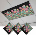 Fluorescent Light Covers for Ceiling Lights Colorful Flowers Magnetic Light by Home+L6