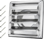 4" Metal Dryer Vent Cover Outside by QWENETO