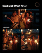 K&F CONCEPT 67mm Variable Star Filter Cross Screen Starburst Filter 4, 8 Points - Image 5