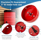 5" Rain Barrel Screen Kit with Hole Saw Tool - Image 4