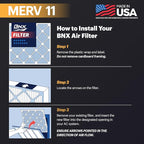 BNX TruFilter 14x25x1 Air Filter MERV 11 - Image 7