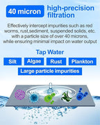 Spin Down Sediment Filters, 40-50 Micron Reusable Water Prefilter System - Image 3