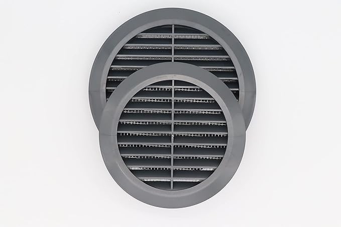 Graphite/Gray 5" Inch Round Ventilation Grille - Image 8