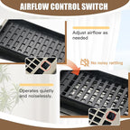 Bronze Color Floor Register Heavy Duty Walkable Steel Ease Adjust Air Vents - Image 5