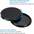 PATIKIL 40.5mm Lens Cap, Camera Lens Cap Cover Universal Front Metal Lens - Image 4