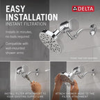 Delta Faucet Clarifi Premium Shower Filter Attachment - Image 5