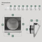 Vent Systems 6" Inch Air Supply Vent Cover - Image 2