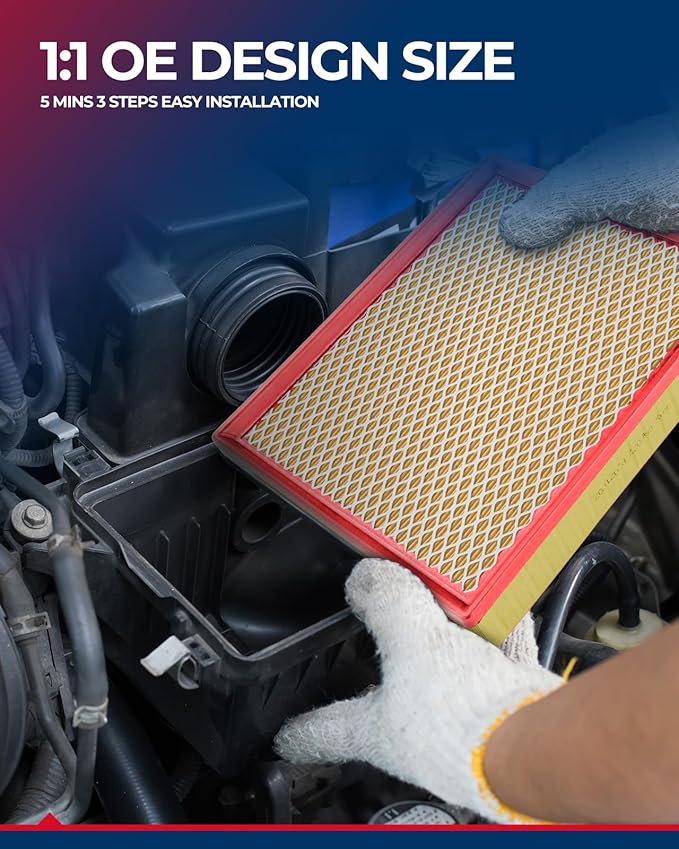 KAX Engine Air Filter, CA11215 Replacement - Image 7