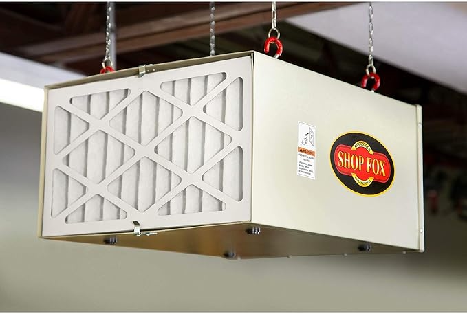 Shop Fox W1830 3-Speed Hanging Air Filter - Image 3