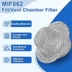 2 Pack MIF062 Fill/Vent Mesh Chamber Filter Compatible - Image 5