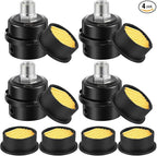 4 Pack Air Compressor Silencer, 1/2'' Air Compressor Intake Filter Silencer and by Threlaco
