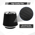 Universal Clamp On Air Intake Filter fits 3 In /3.5 In /4 In Three Different - Image 4
